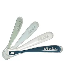  Beaba 1st Stage Silicone Spoon Set of 4 - Multicolour