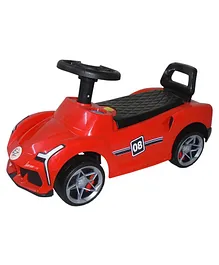 EZ' Playmates Manual Push And Pull Ride-On Car  - Red