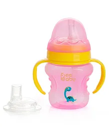 BeeBaby 2 in 1 Spout & Straw Sippy Cup Pink - 150 ml