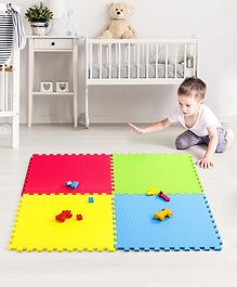 Babyhug EVA foam Floor Puzzle Playmat (Colour May vary)