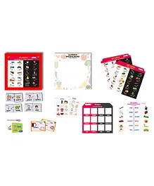 Dr. Mady's 200 Words Learning and Educational Kit - Multicolor