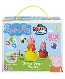 Soft Touche Peppa Pig Play Dough Set - 12 Pieces