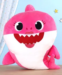 Baby Shark Plush Soft Toy Pink - Height 30 cm