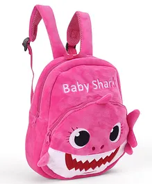 Baby Shark Plush Bag Pink - 11 Inches