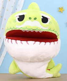 Baby Shark Plush Puppet Soft Toy Green - Height 27 cm