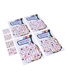 Learner's Bridge Velcro Reusable Sudoku Game - Multicolour