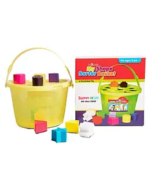 Toymate My Shape Sorter Basket - 12 Pieces(Colour May Vary)