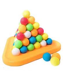 Toymate's Pyramid Ball Toy Set - 61 Pieces