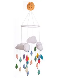 Happy Threads Flawless Raindrops Crochet Wind Chimes - Multicolor