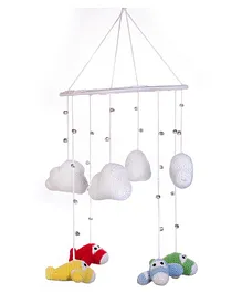 Happy Threads Classic Airplanes Crochet Wind Chimes - Multicolor