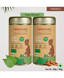 LittleVeda Paan Almond Pregnancy Cookies Pack of 2 - 150 grams each