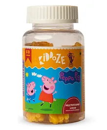 Kiddoze Multivitamin Gummies With Free Peppa Pig Toys - 60 Pieces 