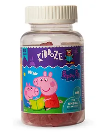 Kiddoze Omega & DHA Gummies With Free Peppa Pig Toys - 60 Pieces 