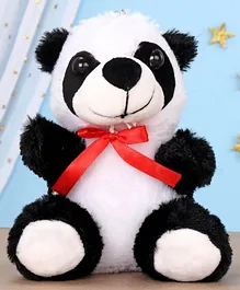 Dimpy Stuff Panda Soft Toy  Black - Height 15.5 cm