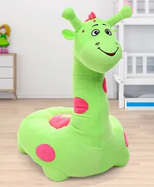 Babyhug Giraffe Shaped Soft Seat  - Green 