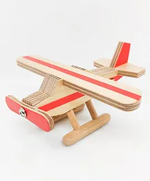 Loyora Amelia Wooden Airplane Toy - Red
