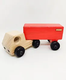 Loyora Jack Wooden Truck Toy - Red