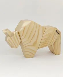 Loyora Ferdi Bull Magnetic Puzzle Toy Beige - 4 Pieces