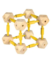 Loyora Tetris Puzzle Toy Yellow - 20 Pieces