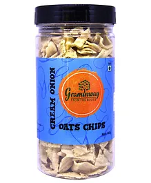 Graminway Cream Onion Oats Chips - 100 gm