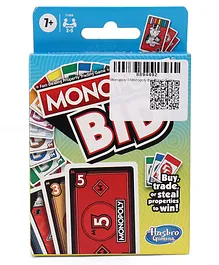 Monopoly Bid Trading Card Game - 110 Cards