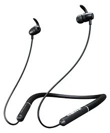 Ambrane Bassband Pro Neckband Wireless With Mic Headphones  - Black