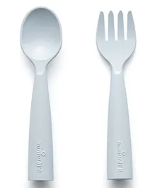 Miniware My First Cutlery Fork & Spoon Pack of 2 - Aqua Blue