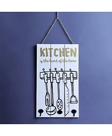 A Vintage Affair Kitchen Wall Hanging Key Holder - White
