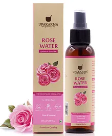 Upakarma Ayurveda Premium Natural Rose Water Spray - 120 ml