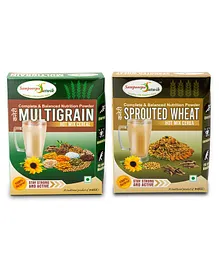 Sampoorna Satwik Multigrain & Sprouted Wheat Hot Mix Cereal - 200 gm Each