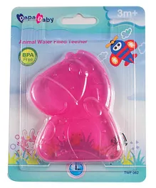 Ole Baby Elephant Shaped Water Filled Teether - Pink