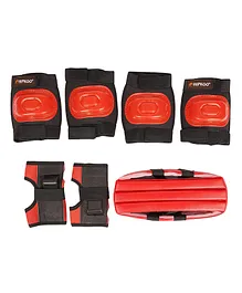Hipkoo 4 in 1 Protective Gear Set - Red