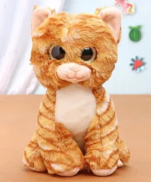 Dimpy Stuff Kitty Soft Toy Brown - Height 20 cm
