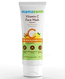 mamaearth Face Wash with Vitamin C & Turmeric - 100 ml