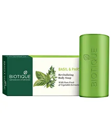 Biotique Basil And Parsley Body Soap - 150 g