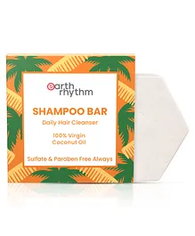 Earth Rhythm 100% Virgin Coconut Shampoo Bar - 80 gm