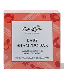 Earth Rhythm Baby Shampoo Bar with Vitamin E - 80 gm