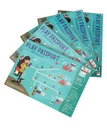 CocoMoco Kids Play Passport Educational Set of 5 - Multicolour