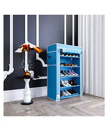 Fabura 5 Shelf Storage Unit - Blue