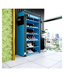 Fabura 6 Shelves Storage Unit - Blue