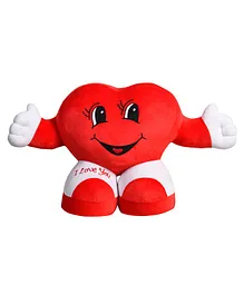 Ultra Standing Heart Soft Toys Red - Height 30 cm