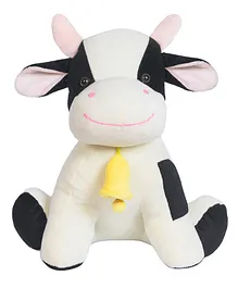 Ultra Plush Cow Soft Toy White - Height 27 cm
