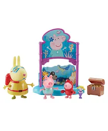 Planet Superheroes Peppa Pig Playset Under The Sea Party - Multicolor