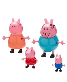 Planet Superheroes Peppa Family Pack Of 4 Figures - Multicolor
