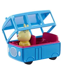 Planet Superheroes Peppa Pig School Bus Playset - Blue