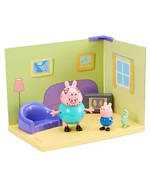 Planet Superheroes Peppa Pig Living Room Playset - Multicolor