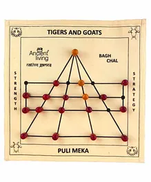 Ancient Living Puli Meka Board Game - Multicolor