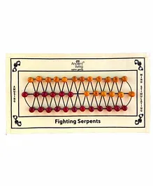 Ancient Living Fighting Serpents Board Game -  Multicolor