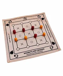 Ancient Living Noughts and Crosses Board Game - Multicolor