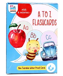 My House Teacher Alphabets Flash Cards - 26 Pieces 